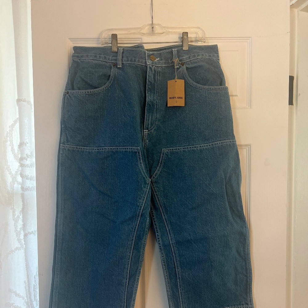 Rudy Jude pale indigo utility Jean